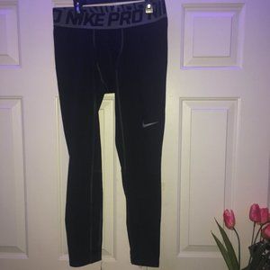 Nike Pro compression Tights Size Large
